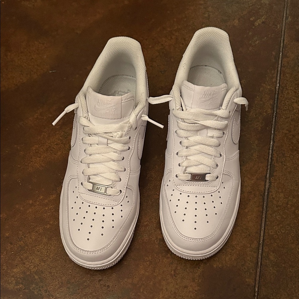 Nike Air Force 1 All-White Sneakers